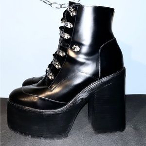 Jeffrey Campbell FERNROCK platforms size 12